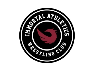 Immortal Athletics Wrestling Club  or IAWC (Is used for short)  logo design by dibyo