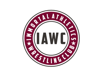 Immortal Athletics Wrestling Club  or IAWC (Is used for short)  logo design by bricton