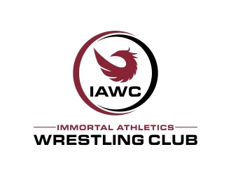 Immortal Athletics Wrestling Club  or IAWC (Is used for short)  logo design by dibyo