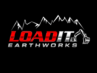 LOAD IT EARTHWORKS  logo design by 3Dlogos