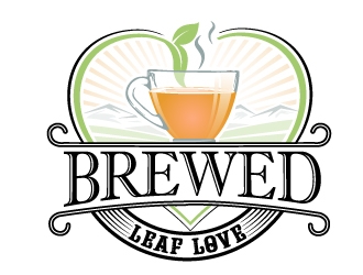 Brewed Leaf Love logo design by Suvendu