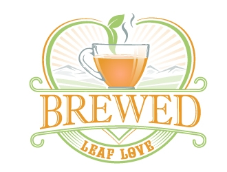 Brewed Leaf Love logo design by Suvendu