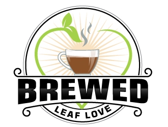 Brewed Leaf Love logo design by Suvendu