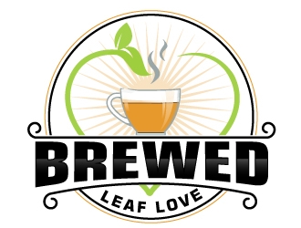 Brewed Leaf Love logo design by Suvendu