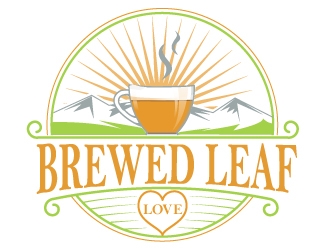 Brewed Leaf Love logo design by Suvendu