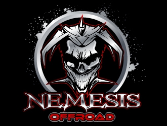 Nemesis Offroad logo design by Aelius