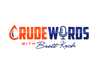Crude Words with Brett Kroh  logo design by Gopil