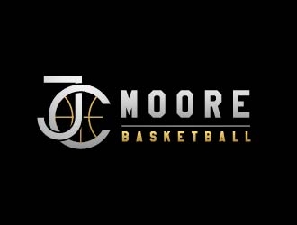 JC Moore Basketball logo design by usef44