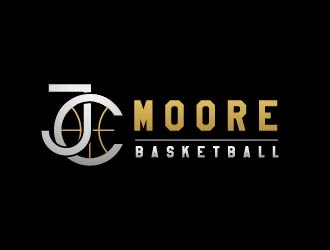 JC Moore Basketball logo design by usef44