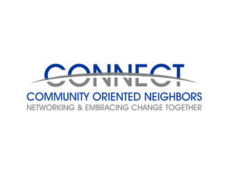 C.O.N.N.E.C.T. (Community Oriented Neighbors Networking & Embracing Change Together) logo design by cintoko