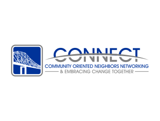C.O.N.N.E.C.T. (Community Oriented Neighbors Networking & Embracing Change Together) logo design by cintoko