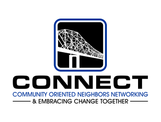 C.O.N.N.E.C.T. (Community Oriented Neighbors Networking & Embracing Change Together) logo design by cintoko