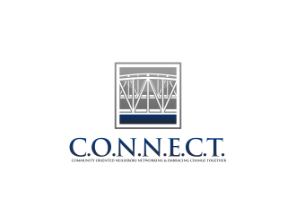 C.O.N.N.E.C.T. (Community Oriented Neighbors Networking &amp; Embracing Change Together) logo design by yunda
