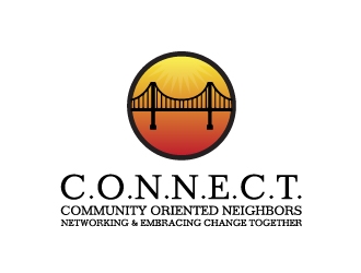 C.O.N.N.E.C.T. (Community Oriented Neighbors Networking & Embracing Change Together) logo design by my!dea