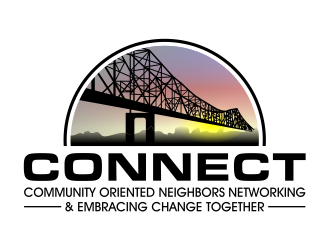 C.O.N.N.E.C.T. (Community Oriented Neighbors Networking & Embracing Change Together) logo design by cintoko