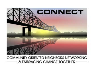 C.O.N.N.E.C.T. (Community Oriented Neighbors Networking & Embracing Change Together) logo design by cintoko