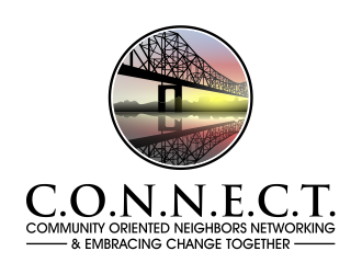 C.O.N.N.E.C.T. (Community Oriented Neighbors Networking & Embracing Change Together) logo design by cintoko