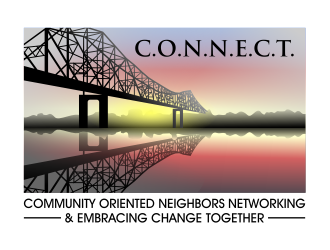 C.O.N.N.E.C.T. (Community Oriented Neighbors Networking & Embracing Change Together) logo design by cintoko