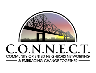 C.O.N.N.E.C.T. (Community Oriented Neighbors Networking & Embracing Change Together) logo design by cintoko