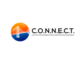 C.O.N.N.E.C.T. (Community Oriented Neighbors Networking & Embracing Change Together) logo design by ubai popi