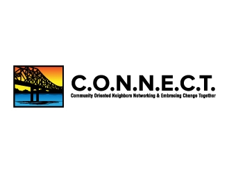 C.O.N.N.E.C.T. (Community Oriented Neighbors Networking & Embracing Change Together) logo design by jaize