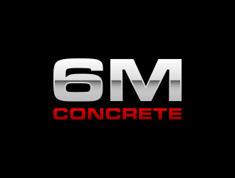 6M Concrete logo design by lexipej
