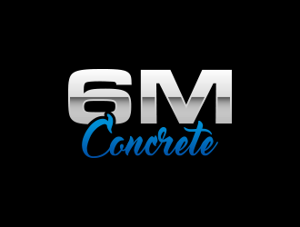 6M Concrete logo design by lexipej