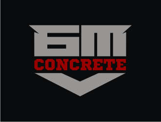6M Concrete logo design by coco