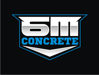 6M Concrete logo design by coco