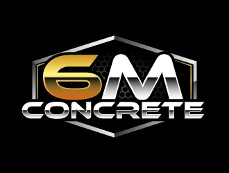 6M Concrete logo design by daywalker