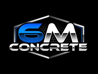 6M Concrete logo design by daywalker