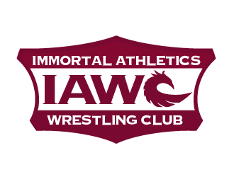 Immortal Athletics Wrestling Club  or IAWC (Is used for short)  logo design by justin_ezra