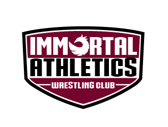Immortal Athletics Wrestling Club  or IAWC (Is used for short)  logo design by justin_ezra
