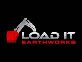 LOAD IT EARTHWORKS  logo design by Kirito