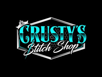 Crusty’s Stitch Shop logo design by daywalker