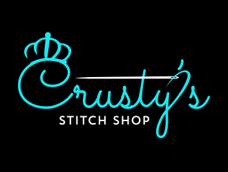 Crusty’s Stitch Shop logo design by aldesign