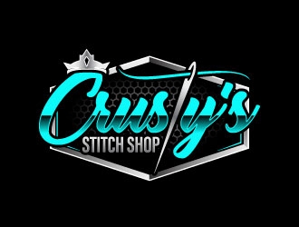 Crusty’s Stitch Shop logo design by daywalker