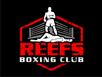 Reefs Boxing Club logo design by haze