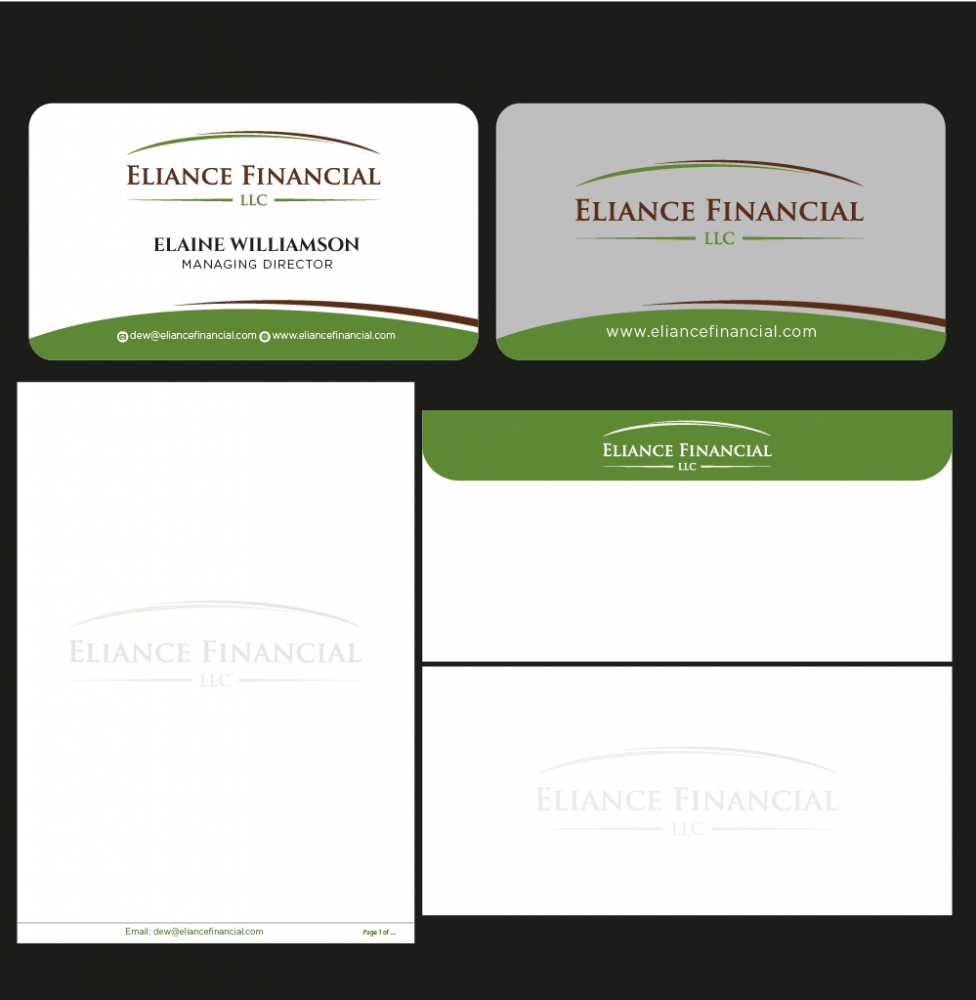 Eliance Financial, LLC logo design by PANTONE