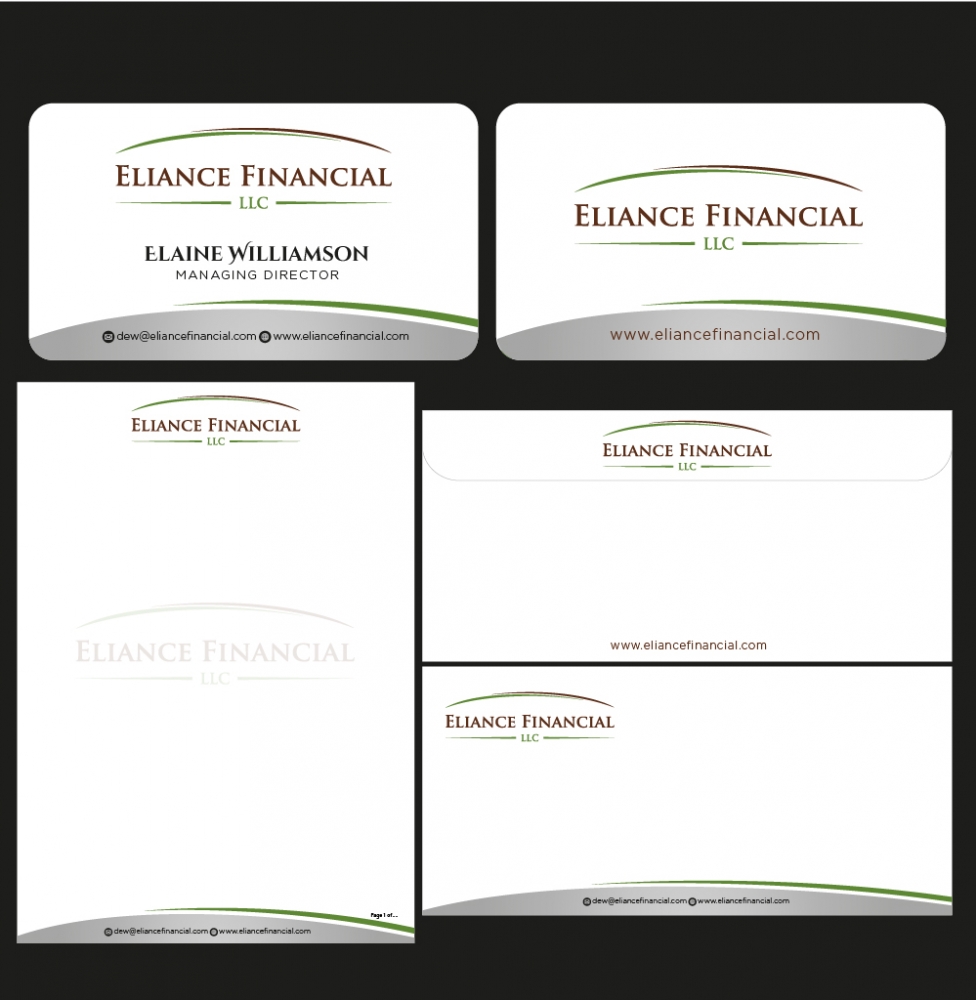 Eliance Financial, LLC logo design by PANTONE