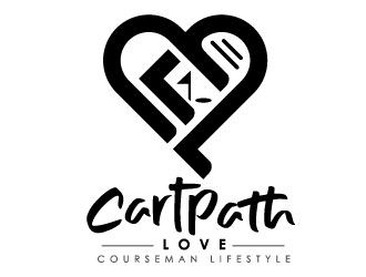 Cart Path Love (Courseman Lifestyle) logo design by REDCROW