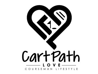 Cart Path Love (Courseman Lifestyle) logo design by REDCROW