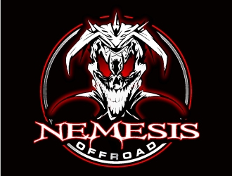 Nemesis Offroad logo design by Suvendu