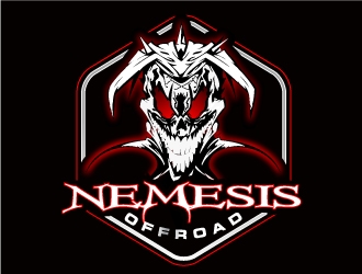 Nemesis Offroad logo design by Suvendu