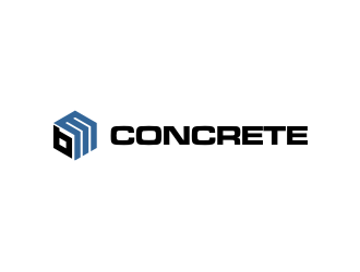 6M Concrete logo design by Garmos
