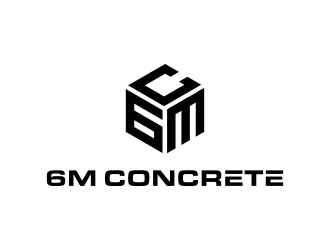 6M Concrete logo design by Popay