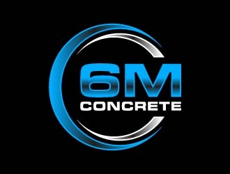 6M Concrete logo design by maserik