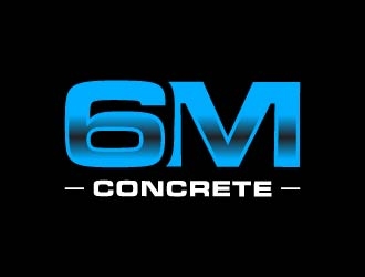 6M Concrete logo design by maserik