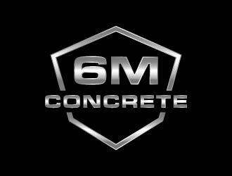 6M Concrete logo design by maserik