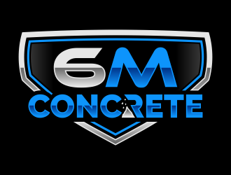 6M Concrete logo design by Gopil
